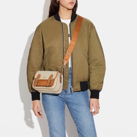 CUSTOM Coach Lucy Crossbody Bag Authentic Mushroom Patch Collector Must Have!๐ - Picture 10 of 12